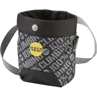 Moon Climbing Sport Chalk Bag Black/Grey Kiipeilyvarusteet 100% Black OneSize