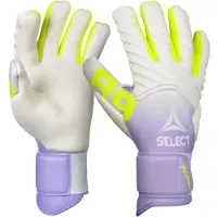 Select Maalivahdin Hanskat 89 V26 - Valkoinen/violetti/keltainen Nainen, koko 8½
