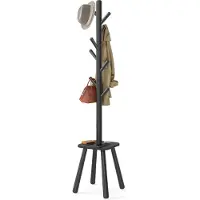 Vasagle Vaatenaulakko, VASAGLE, 34,7x34,7x170,5 cm, Musta