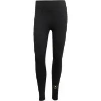 Adidas By Stella Mccartney Urheiluhousut 'Training 7/8' musta / valkoinen