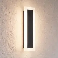 Milagro Lighting Ulkoseinävalaisin Wow , Musta, Metalli, Moderni