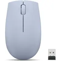Lenovo 300 Wireless Compact Mouse Frost Blue with battery