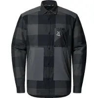 Haglöfs Men's Insulated Timmer Shirt True Black/Magnetite Pitkähihaiset kauluspaidat S