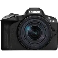 Canon Digital Mirrorless Camera EOS R50 with 18-150mm IS STM Lens Black