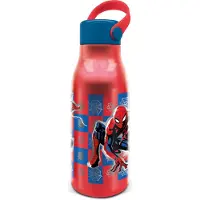 Marvel Spiderman, Flexi Håndtag Aluminium Flaske, 760 Ml - Red - ONE SIZE