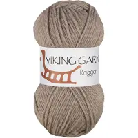 Viking Garn Raggen 150 g Vaaleanruskea 709