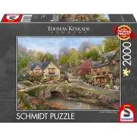 Schmidt Summer in Cobblestone Village 2000p palapeli