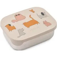 Liewood Eväslaatikko - Arthur - 900 ml - Kissat Ankka Koirat/San - - OneSize - Eväslaatikot