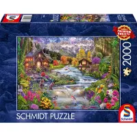 Schmidt River Idyll in the Mountains 2000p palapeli