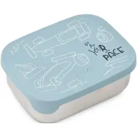 Liewood Arthur Printed Lunchbox - Silver - ONE SIZE