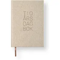 Adlibris 10-VUOTTA PÄIVÄKIRJA A5 Rough Linen Paperstyle