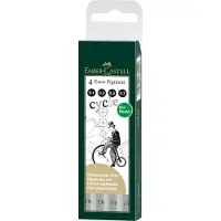 Faber-Castell Ecco Pigment kynä 4-setti
