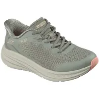 SKECHERS for woman. 117756 Slip-ins Sneakers: BOBS Skillz - Too Essential green (39), 3 to 5 cm, Laces, Casual