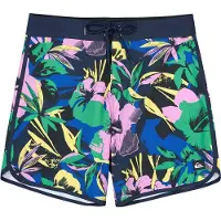 Quiksilver Surfsilk Scallop 18 Surffishortsit dark navy interact floral Koko 34