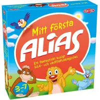 Adlibris lautapeli Mitt första Alias ruotsinkielinen