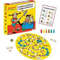 Pippi langstrømpe Pippi Pancake Board Game - Yellow - ONE SIZE