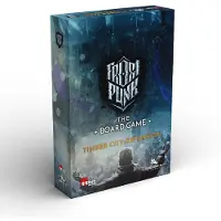 Glass Cannon Unplugged Rebel Studio Frostpunk Lautapeli Timber City Expansion - Deluxe Wooden Building Meeples Set Esteettinen pelipivitys 16 1-4 pelaajalle 120-150 minuut