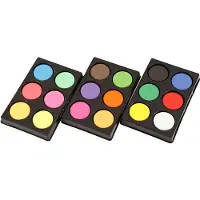 Colortime Vesivärit, Kork. 16 mm, halk. 44 mm, neonvärit, lisävärit, 1 pkk/ 1 pkt