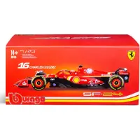 Adlibris BBurago 1:43 Ferrari SF-24 2024 kypärällä – Charles Leclerc