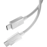 Spigen Essential USB-C to USB-C 60W Fabric Cable - 1.5m - White