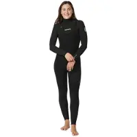 Rip Curl D/patrol 4/3 Mm Naisten Pitkähihainen Neopreenipuku Vetoketjulla Rinnassa
