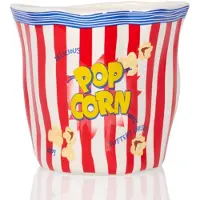 Bitten Popcorn Keraaminen koristemaljakko kuviotu