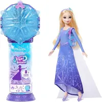 Mattel Disney Frozen Jewel Reveal Ice Skating Elsa Fashion Doll With 8 Surprises Including Gem Box & Accy - Purple - ONE SIZE