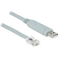 DeLOCK - Sarjattu kaapeli - USB (han) til RJ-45 (han) - 50 cm - EIA-232 - vihreä