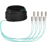 Efbe-Schott Elektronik O8321S20OM3, 20 m, U-DQ(ZN) BH, OM3, 8x SC, 8x SC