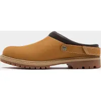 Timberland for woman. TB0A2PSB7541 Premium brown Leather Clogs (39.5 W), Flat, Velcro, Casual
