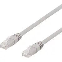 Deltaco – U/UTP Cat6a laitekaapeli, LSZH, 5m, harmaa (TP-65AU)