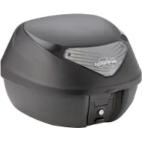 Kappa Moto monolock takalaukku 29l musta kirkkailla heijastimilla