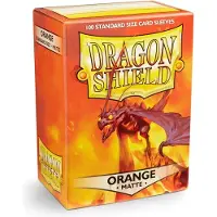 Arcane Tinmen Dragon Shield Sleeves Standard Size Matte Orange (100ct)