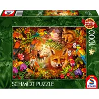 Schmidt Flowers Fur And Feathers 1000p palapeli