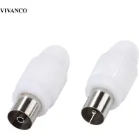Vivanco Antenna connectors Coax plug + socket