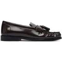 Tommy Hilfiger Th Loafer Tassel Abrasivato - Brown - 37
