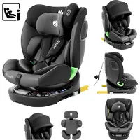 Tulano Loom 35 black-grey kääntyvä turvaistuin 40-150 cm – 360° i-Size ja ISOFIX