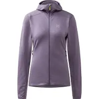 Haglöfs Women's L.I.M Mid Multi II Hood Purple Fog Välikerrospuserot L