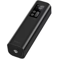Baseus Car Tool Super Mini Inflator Tyre Pump 15sec Fast Inflation, 4 Tires in 25 Minutes, Black (CRCQ000001)