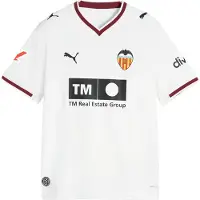Puma Valencia Cf 26/27 Replica Koti Juniori Lyhythihainen T-pait
