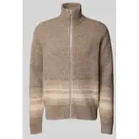ANNARR Anrnorman Ls Knit Full Zip Cardigan - Brown - M