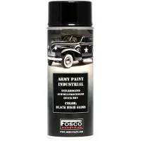 101 Inc Fosco Army Paint Spray 400ml (Color: Gloss black)
