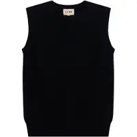 GOBI Cashmere Neuleliivi 'Women's Timeless Cashmere Crewneck Vest' musta