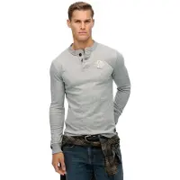 Superdry Vintage Athletic Grandad Pitkähihainen T-paita