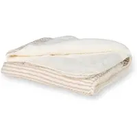 Quax Newborn Teddy-fleecehuopa Stripe Beige White Stripe Beige White One Size Beige One Size Pojat, Tytöt