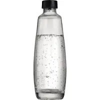 SodaStream 1047202410, Hiilihapotuskarahvi, Läpinäkyvä, Lasi, 1 L, 2 kpl, 195 mm