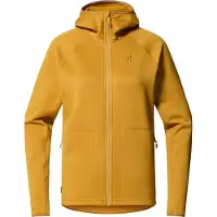Haglöfs Women's Magma Mid Hood Clay Yellow Välikerrospuserot XL