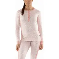 Termo Women's Long Sleeve Jumper Buttons Soft Pink Kerrasto yläosat XL