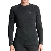 Termo Women's Wool Round Neck Ls Grey Melange Kerrasto yläosat XS