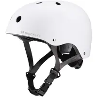 Wozinsky BMX Bicycle Helmet/Scooter Light 54-58 cm - White